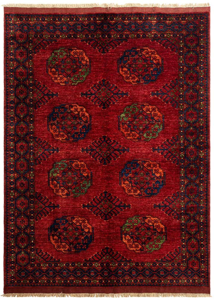 5' 9 x 7' 10 Ersari Afghan Wool Rug