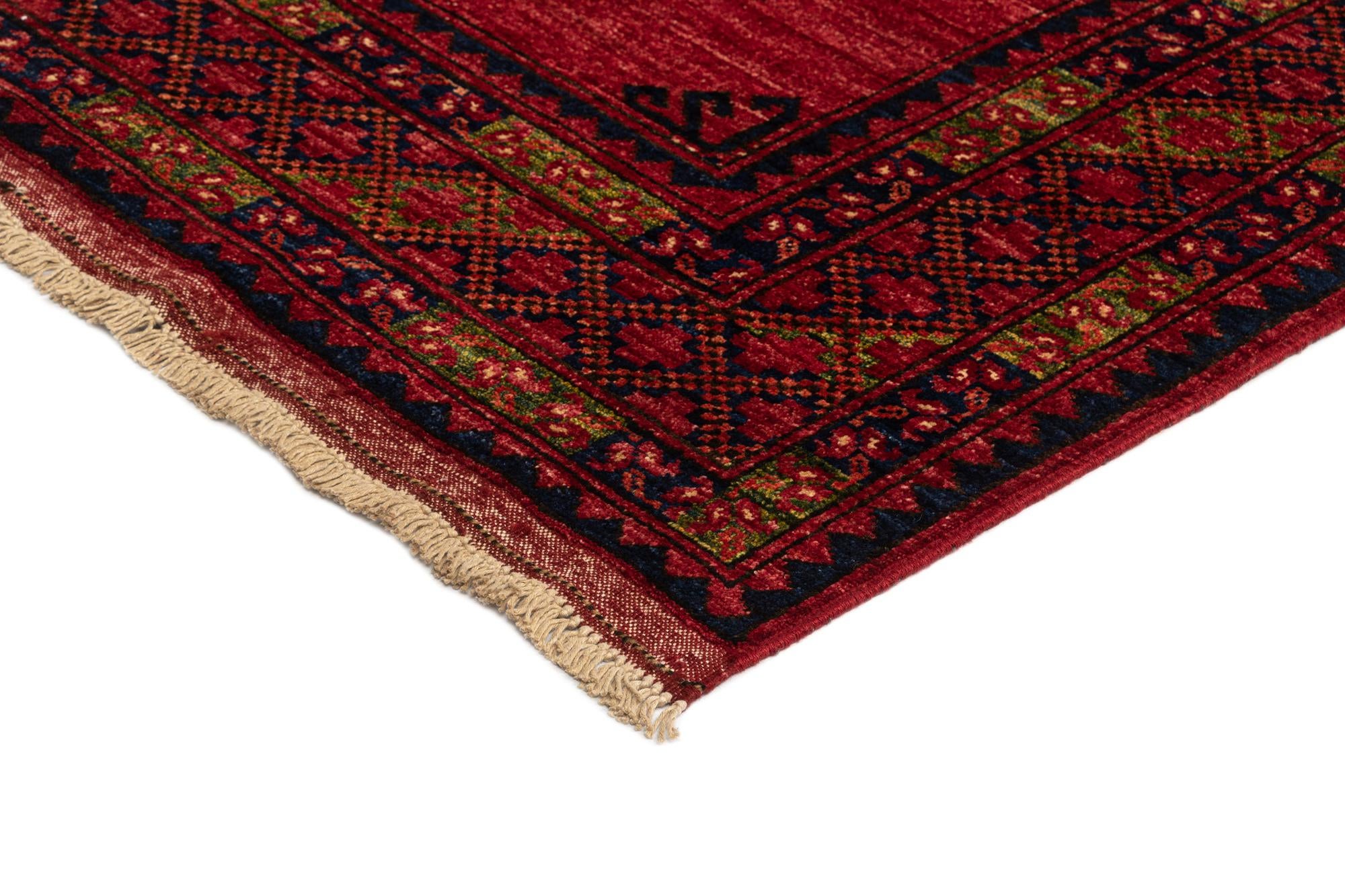 5' 11 x 7' 11 Ersari Afghan Wool Rug