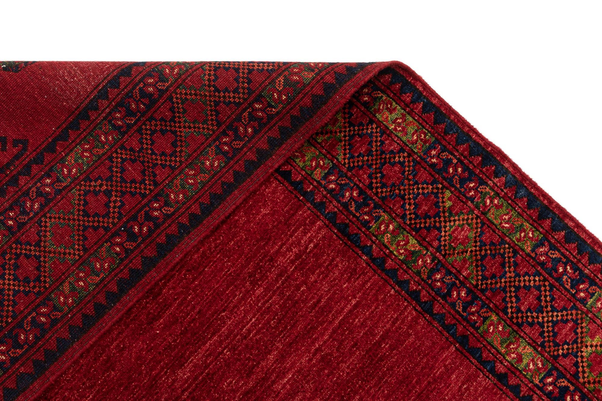 5' 11 x 7' 11 Ersari Afghan Wool Rug