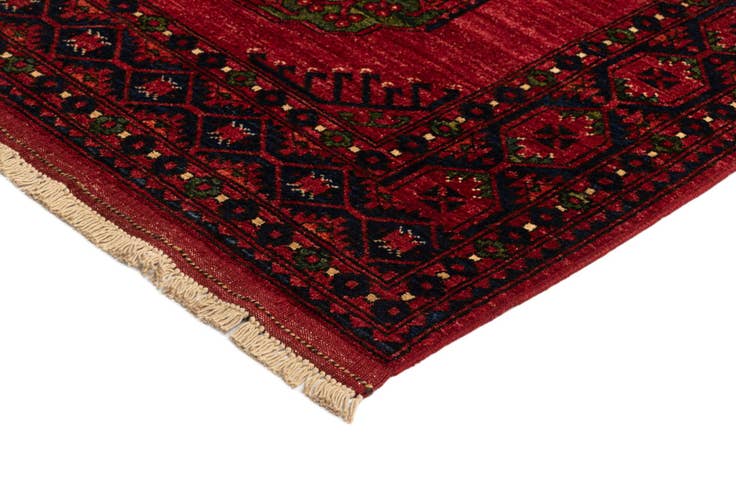 Detail image of 5' 11 x 8' Ersari Afghan Wool Rug