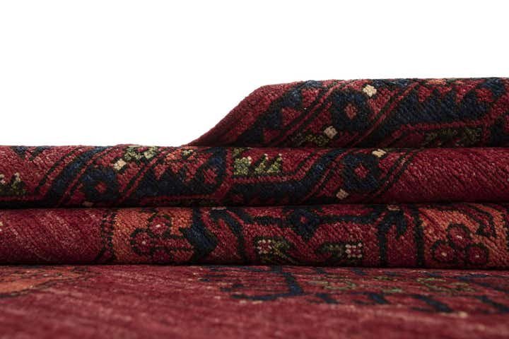 8' 8 x 9' 9 Ersari Afghan Wool Rug