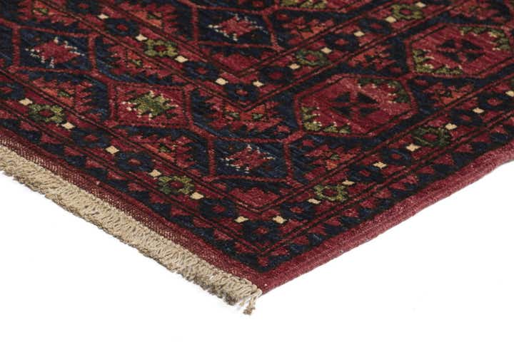 8' 8 x 9' 9 Ersari Afghan Wool Rug