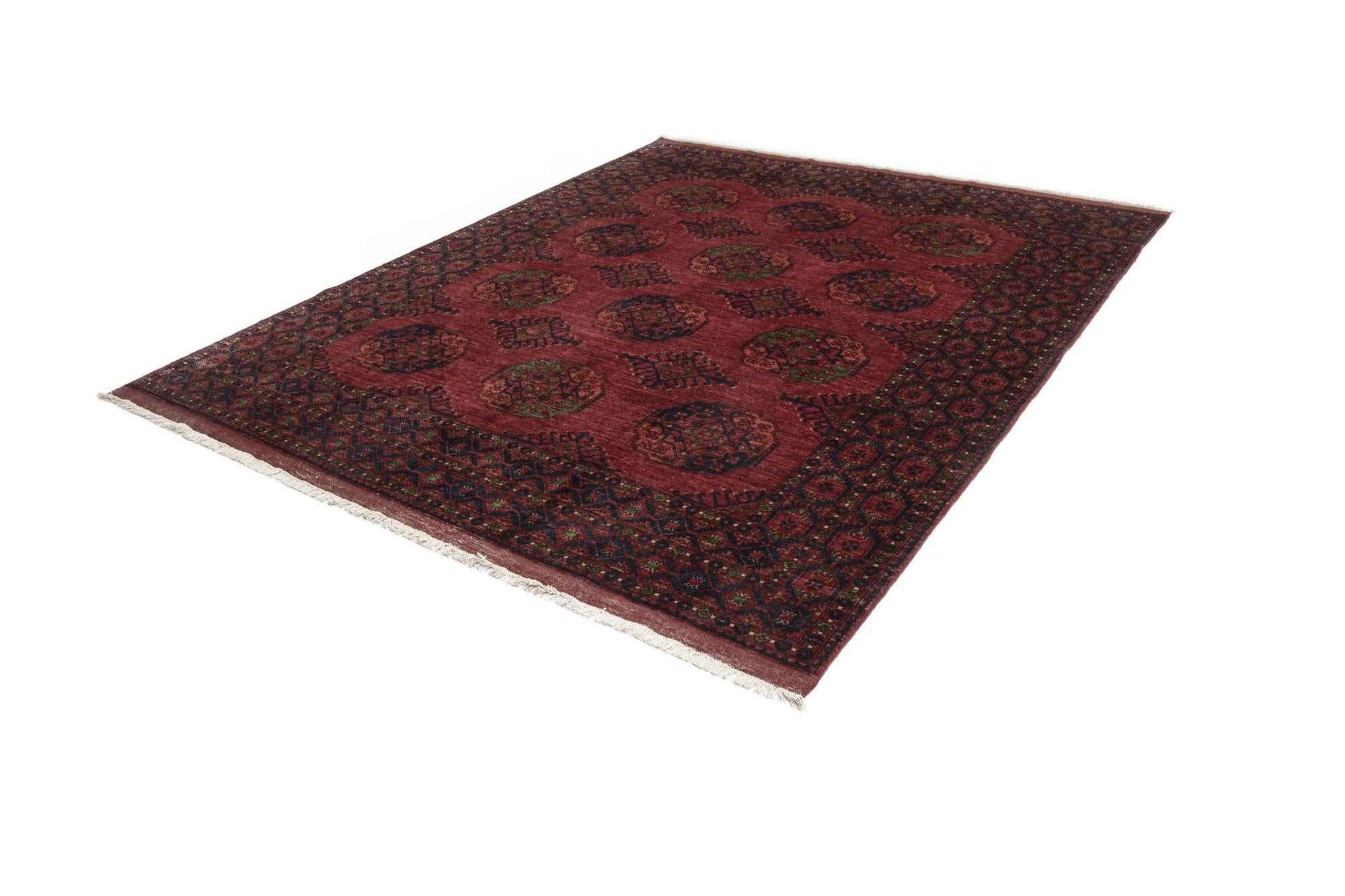 8' 5 x 9' 11 Ersari Afghan Wool Rug