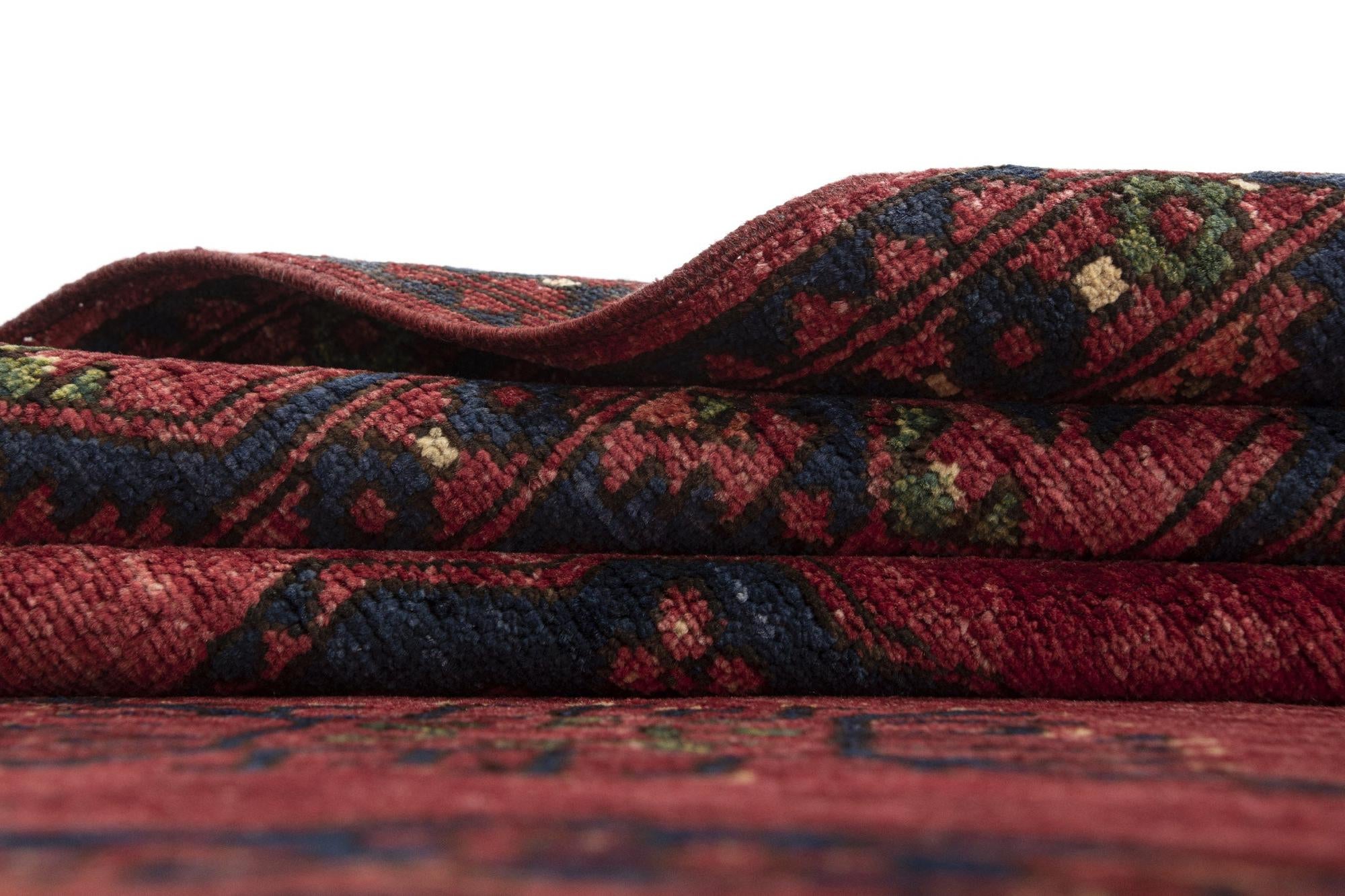 8' 5 x 9' 11 Ersari Afghan Wool Rug