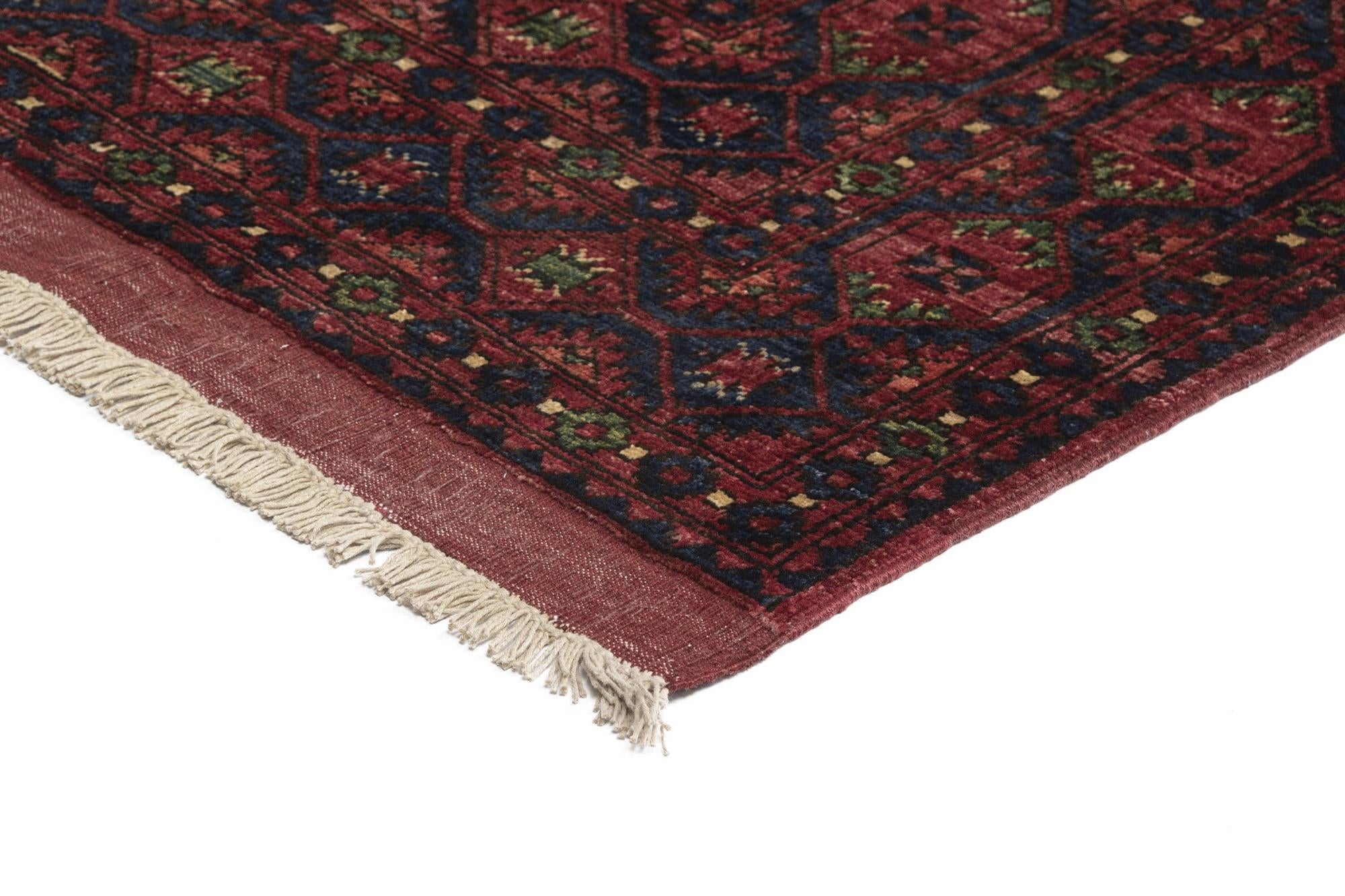 8' 5 x 9' 11 Ersari Afghan Wool Rug