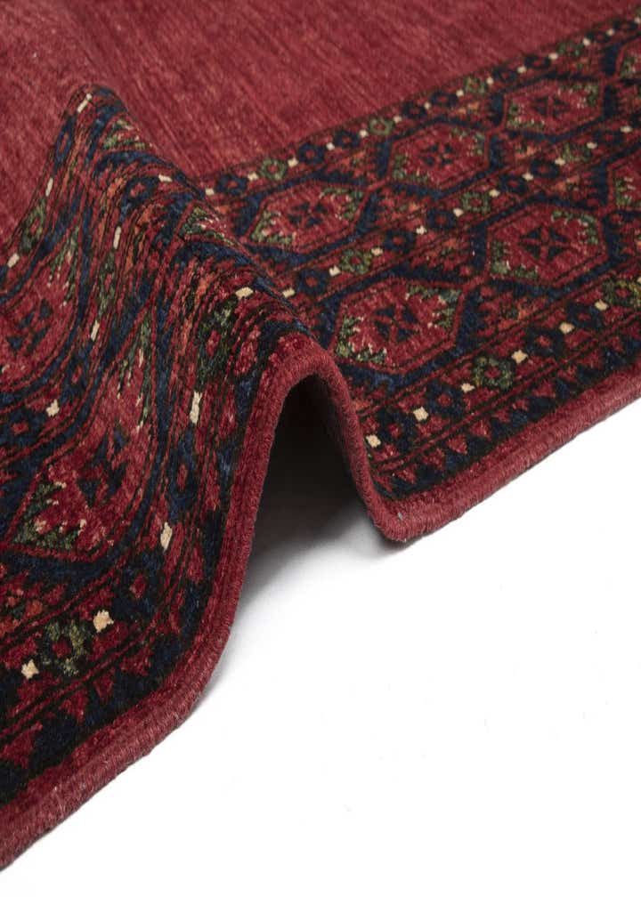 8' 7 x 9' 9 Ersari Afghan Wool Rug