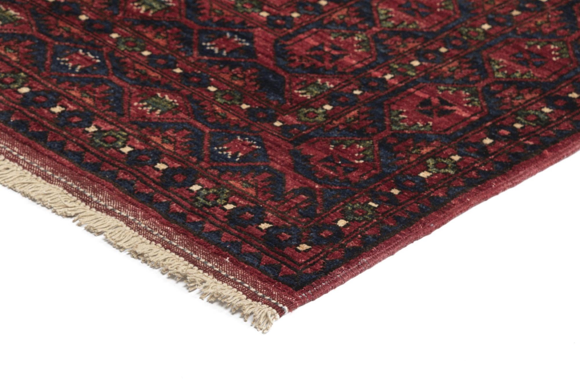 8' 7 x 9' 9 Ersari Afghan Wool Rug