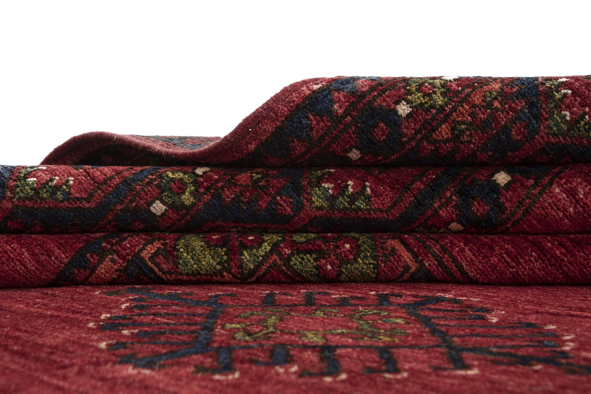 9' 1 x 12' 2 Ersari Afghan Wool Rug