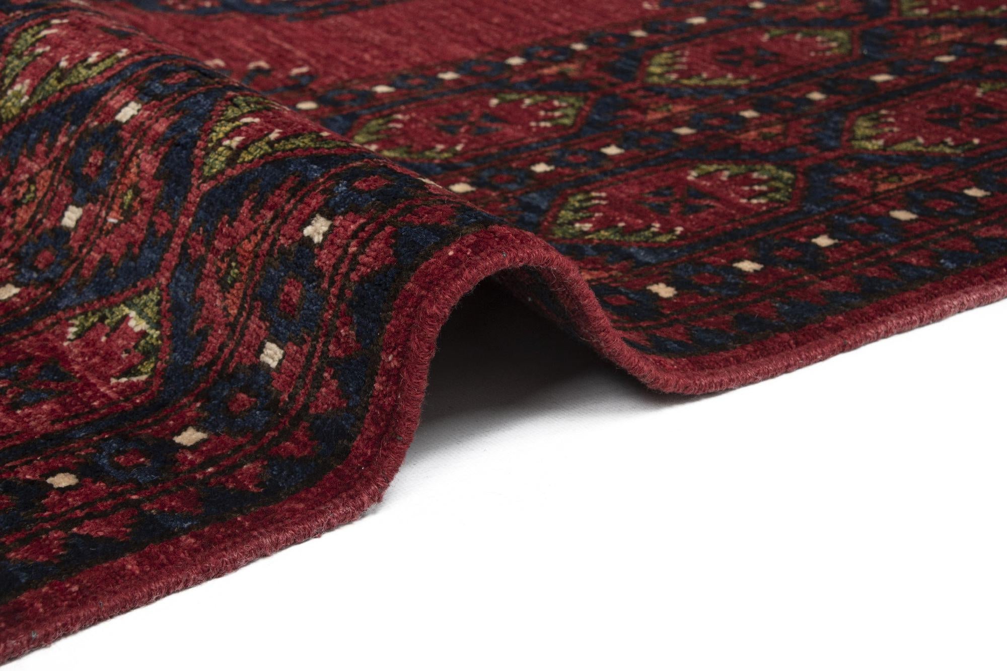 9' 1 x 12' 2 Ersari Afghan Wool Rug