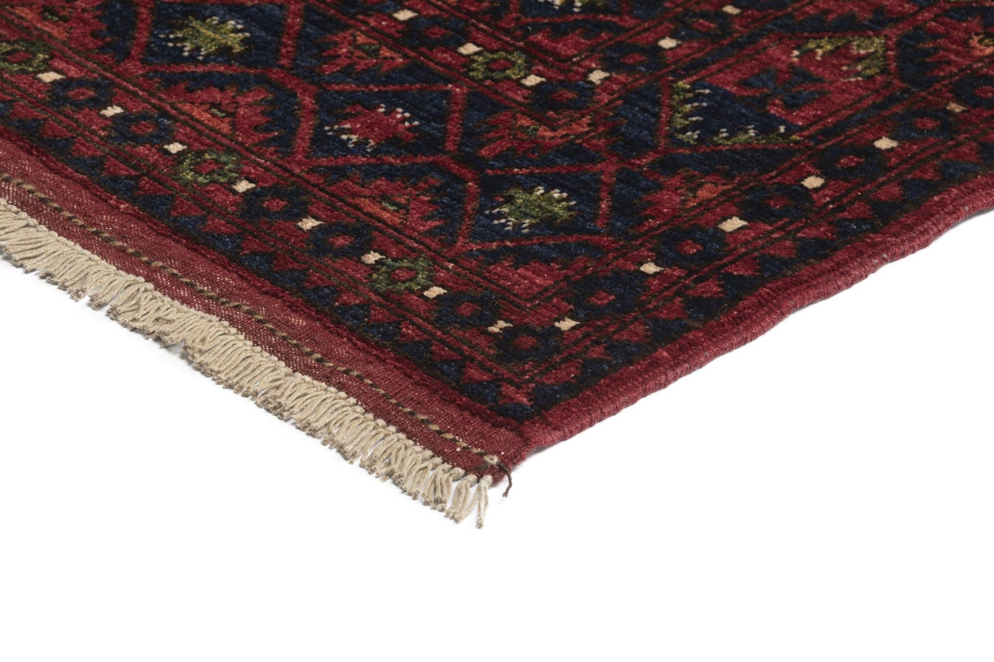 9' 1 x 12' 2 Ersari Afghan Wool Rug
