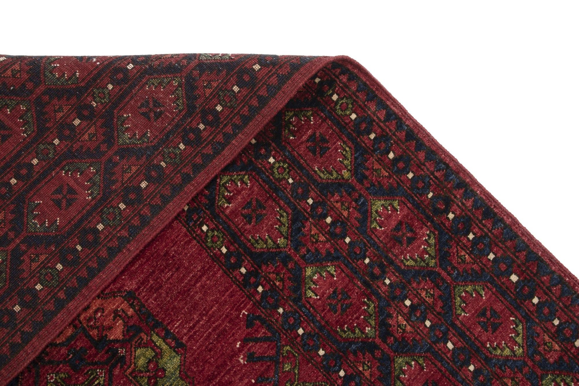 9' 1 x 12' 2 Ersari Afghan Wool Rug