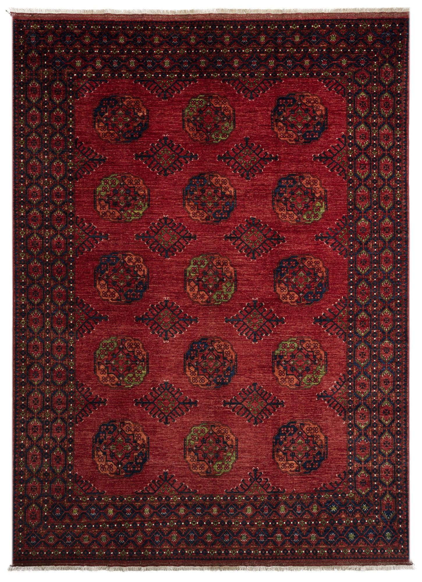 9' 1 x 12' 2 Ersari Afghan Wool Rug