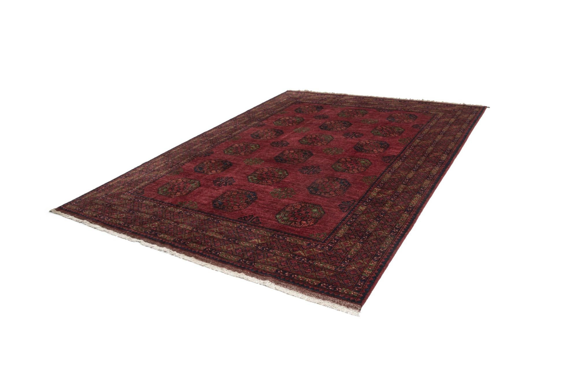 8' 11 x 12' 1 Ersari Afghan Wool Rug