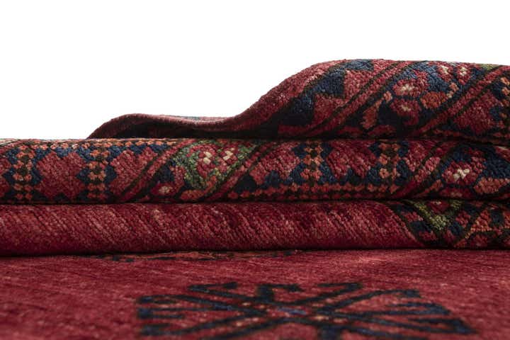 8' 11 x 12' 1 Ersari Afghan Wool Rug