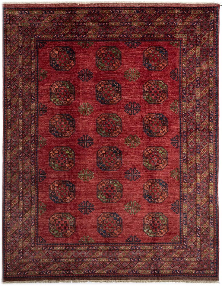 Detail image of 8' 11 x 12' 1 Ersari Afghan Wool Rug