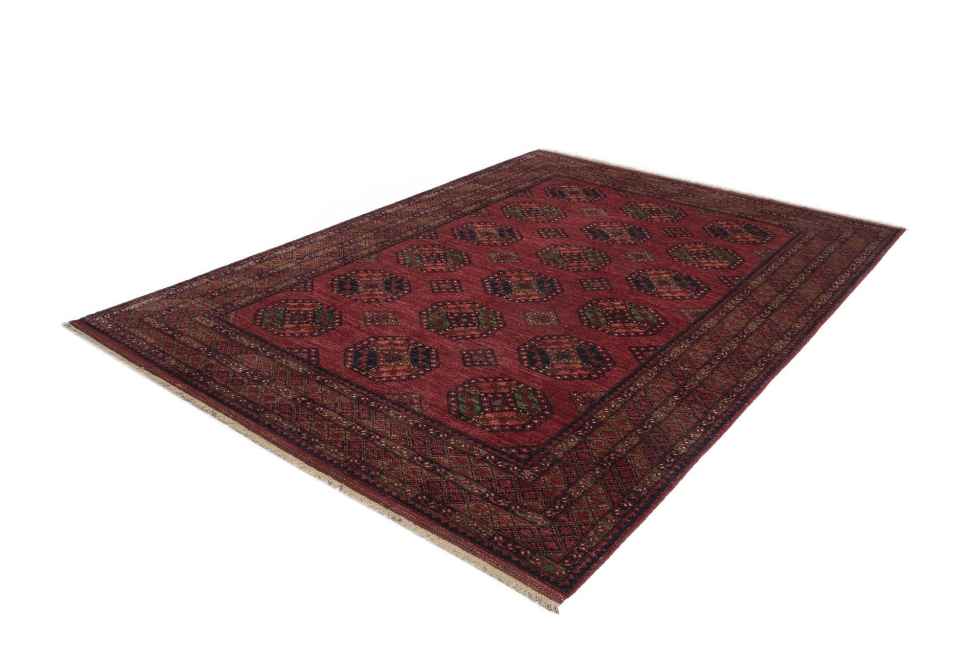 8' 4 x 11' 5 Ersari Afghan Wool Rug