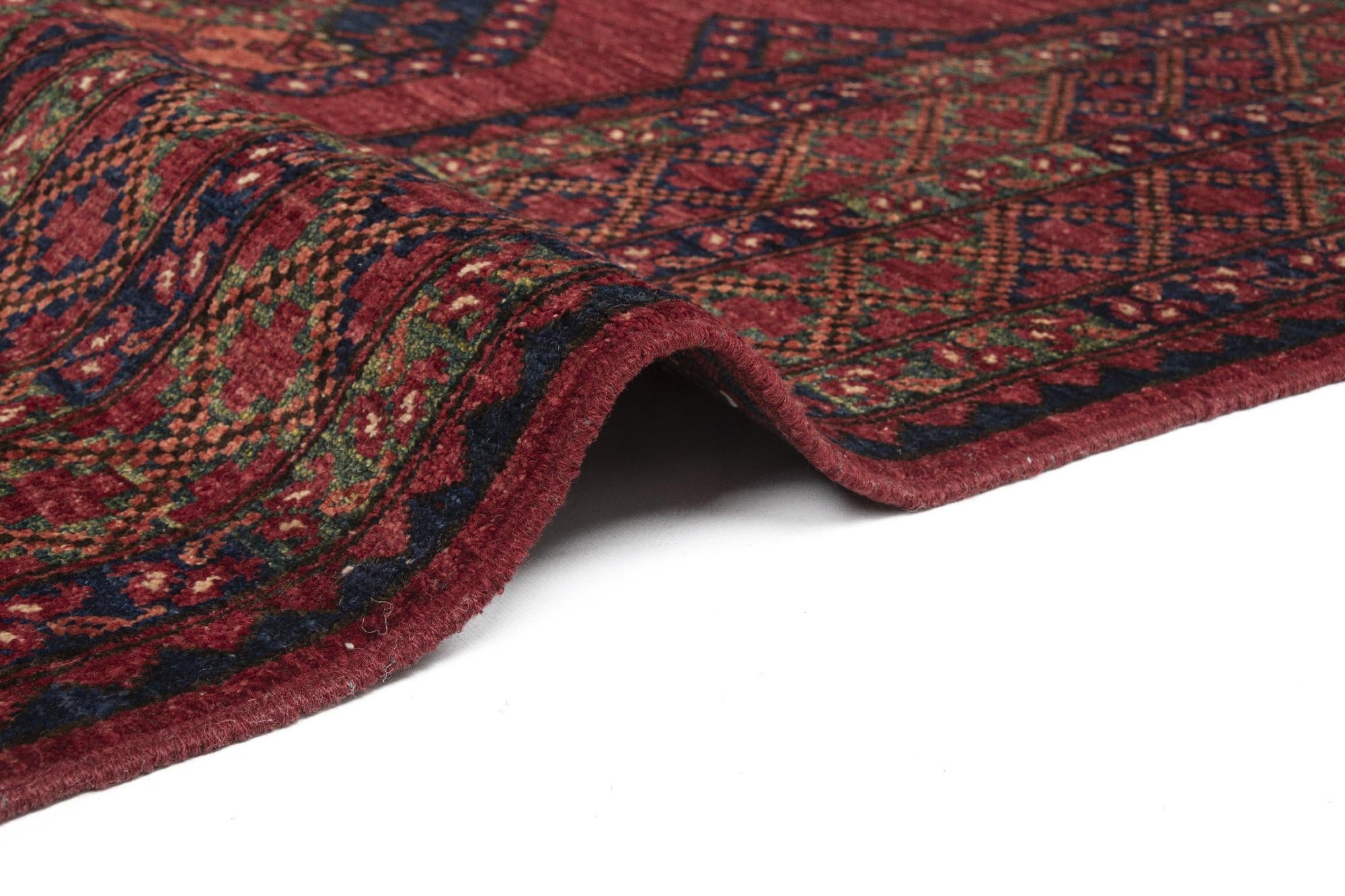 8' 4 x 11' 5 Ersari Afghan Wool Rug