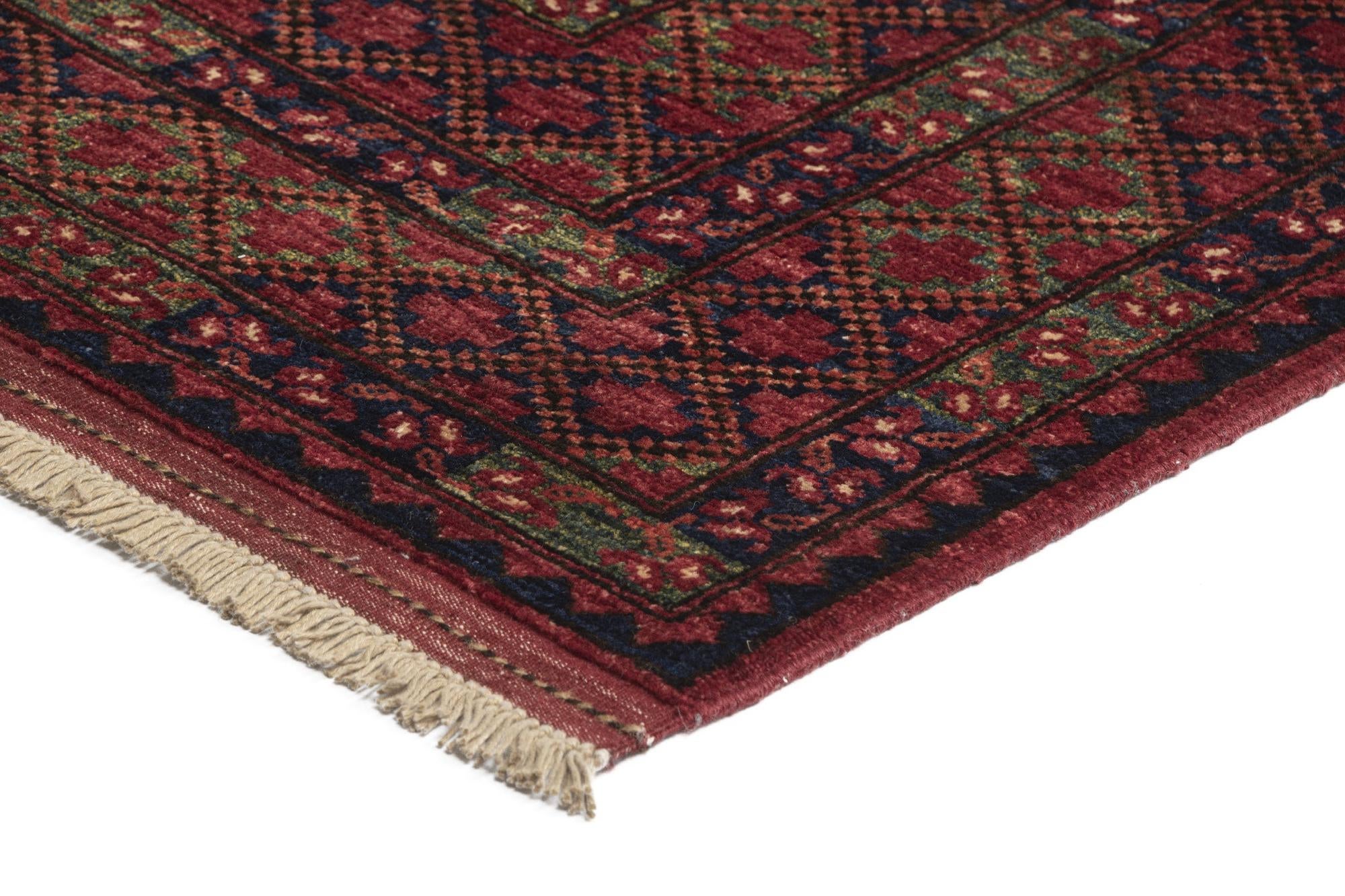 8' 4 x 11' 5 Ersari Afghan Wool Rug