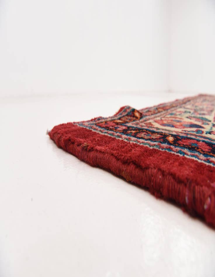 Detail image of 10' x 13' 4 Hand Knotted Farahan Persian Wool Rug