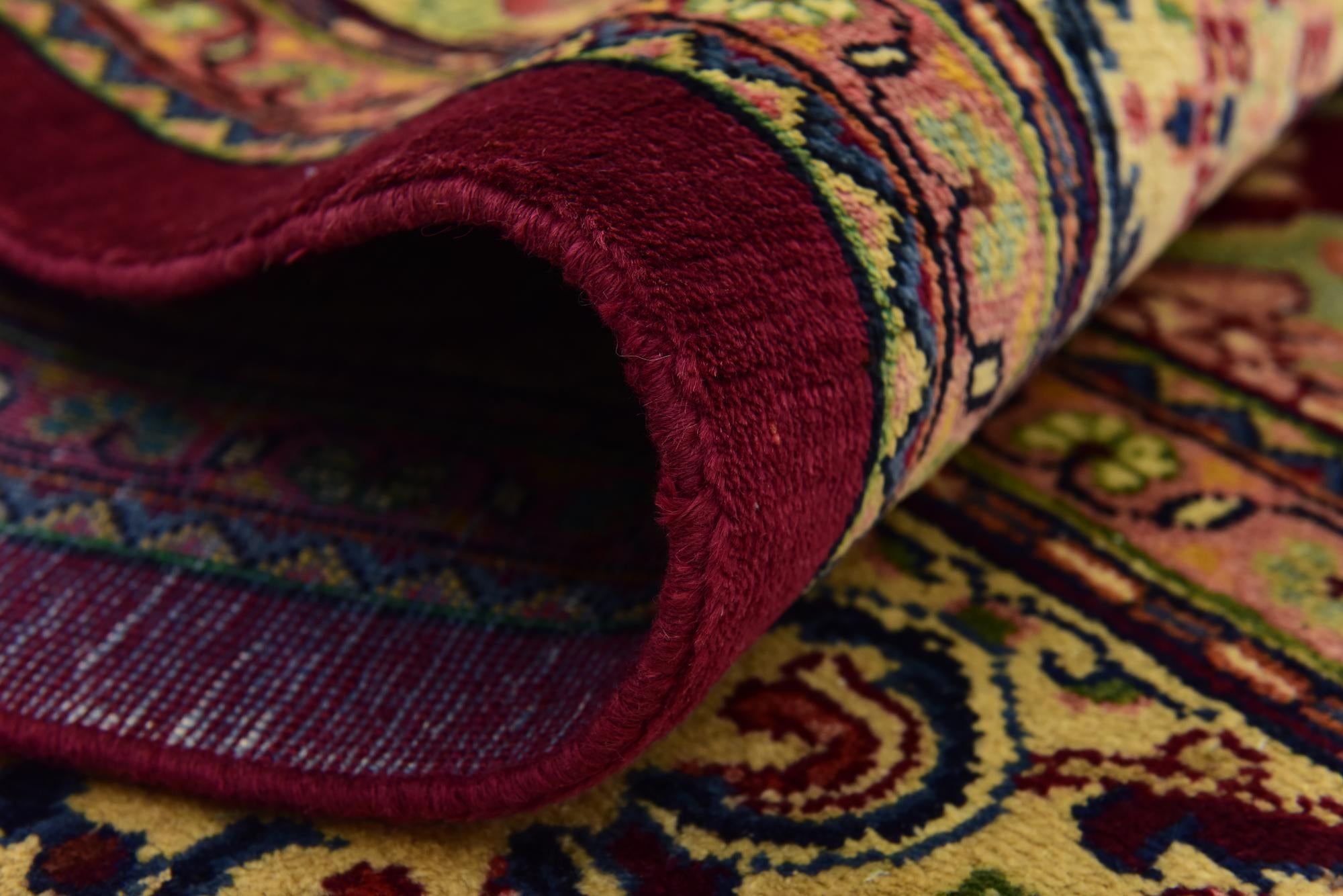9' 10 x 13' Hand Knotted Farahan Persian Wool Rug