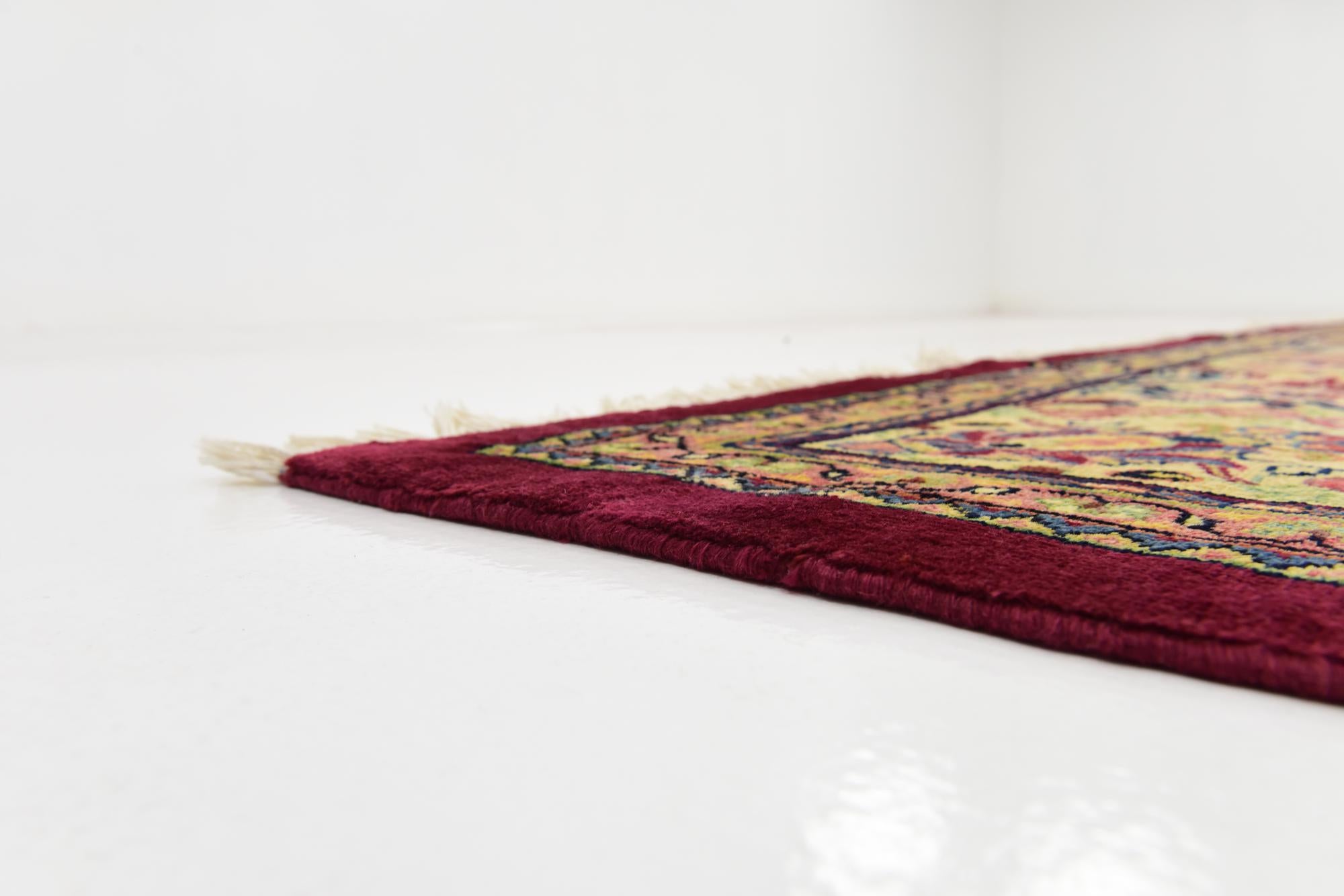 9' 10 x 13' Hand Knotted Farahan Persian Wool Rug
