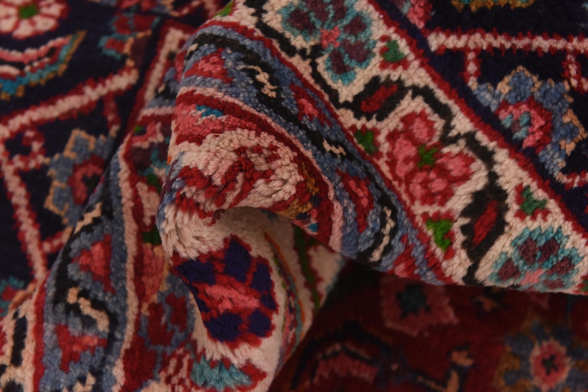 9' 8 x 13' Hand Knotted Farahan Persian Wool Rug