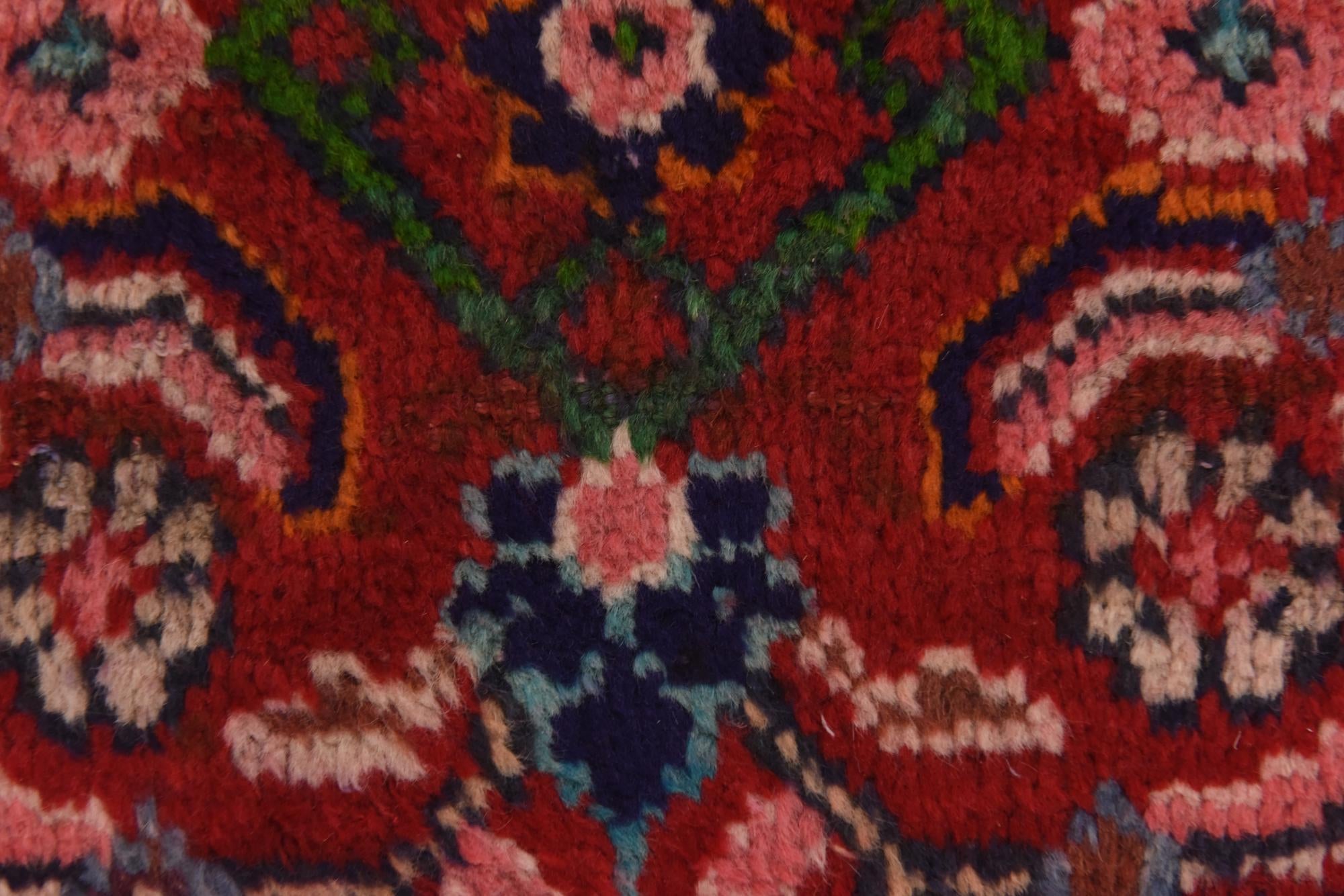 9' 8 x 13' Hand Knotted Farahan Persian Wool Rug