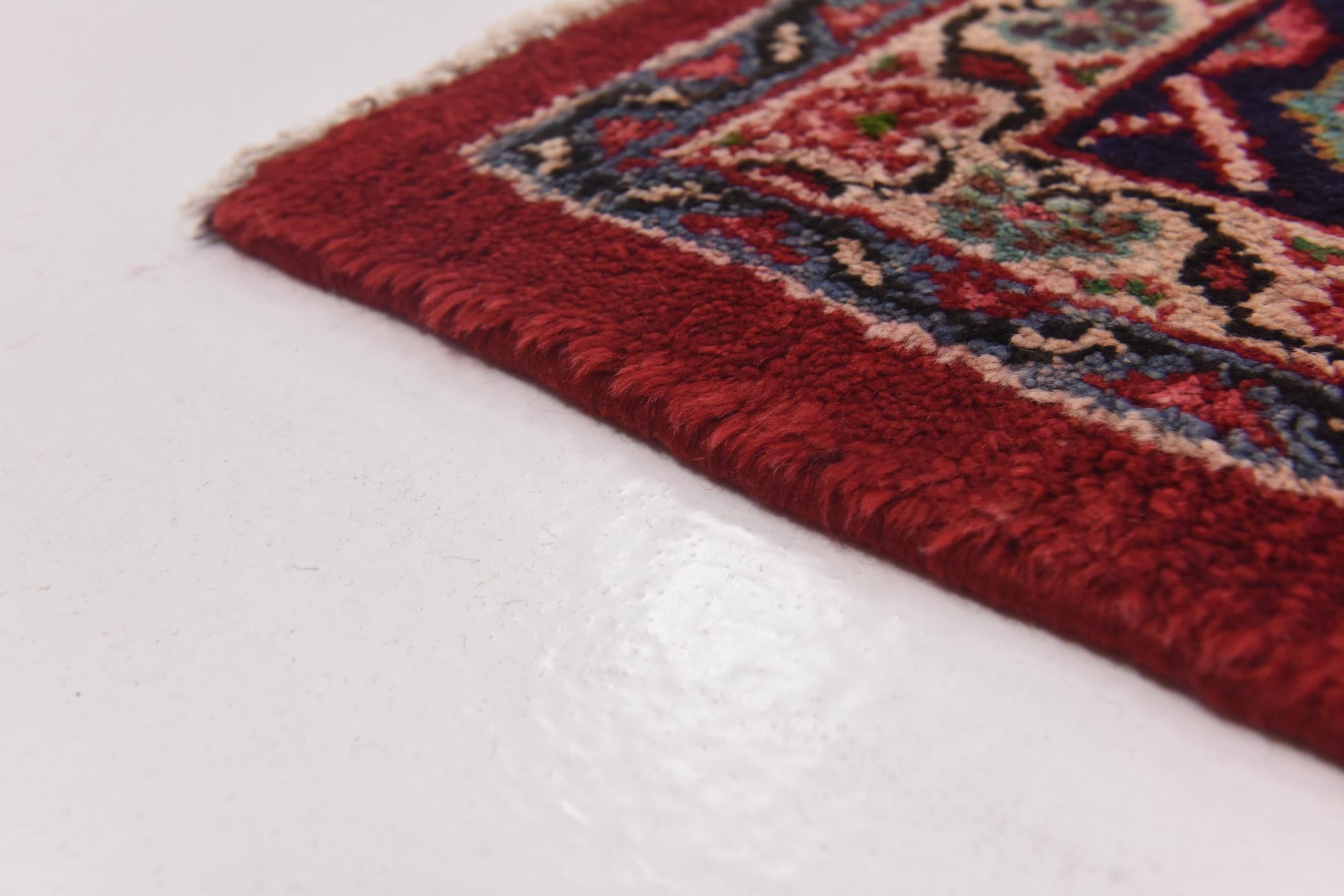 9' 8 x 13' Hand Knotted Farahan Persian Wool Rug