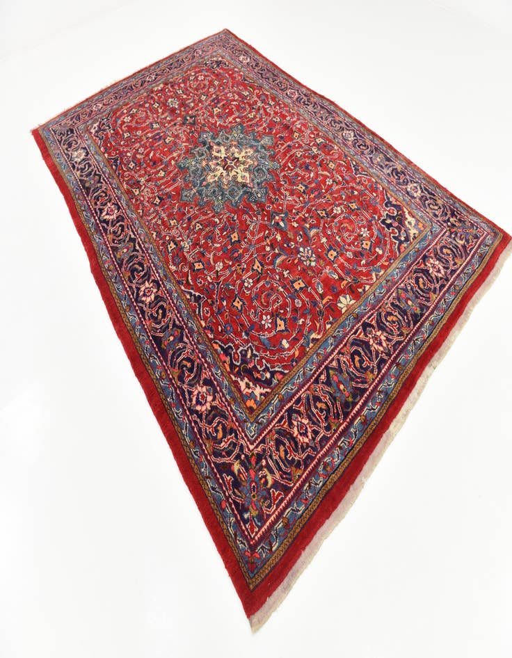 Detail image of 7' 3 x 10' 10 Hand Knotted Farahan Persian Wool Rug