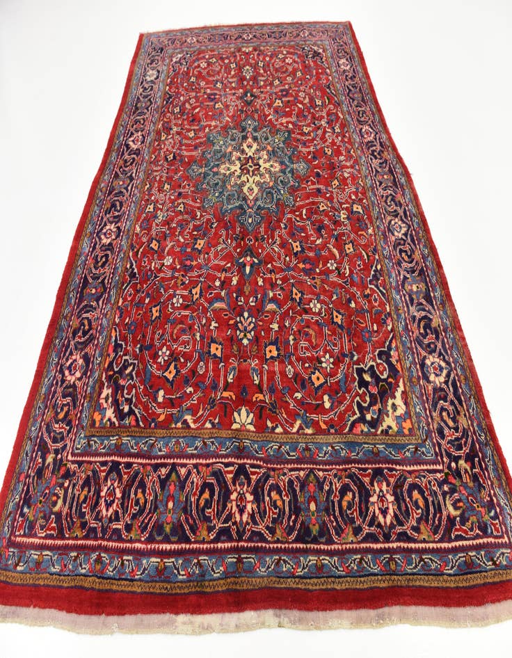 Detail image of 7' 3 x 10' 10 Hand Knotted Farahan Persian Wool Rug