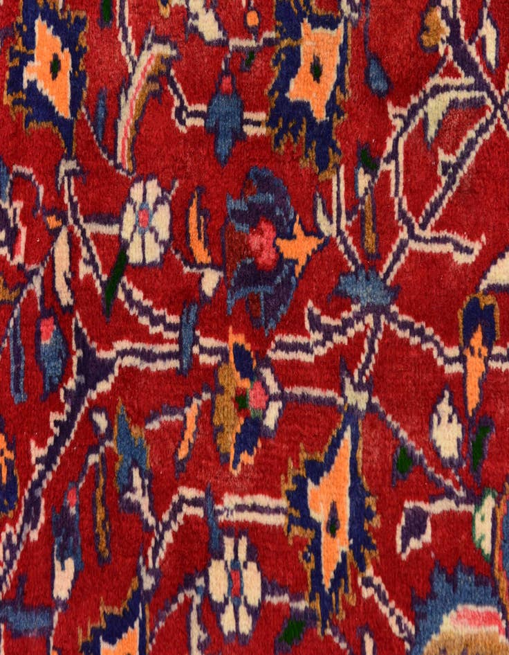 Detail image of 7' 3 x 10' 10 Hand Knotted Farahan Persian Wool Rug