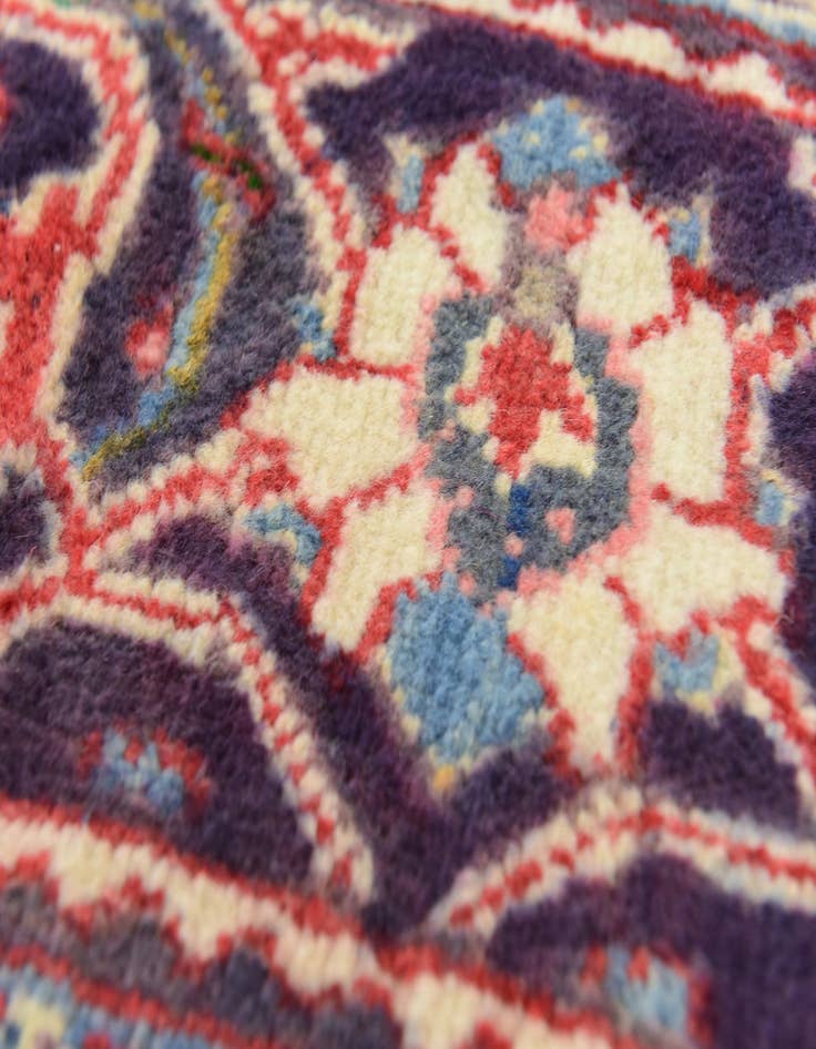 Detail image of 7' 3 x 10' 10 Hand Knotted Farahan Persian Wool Rug