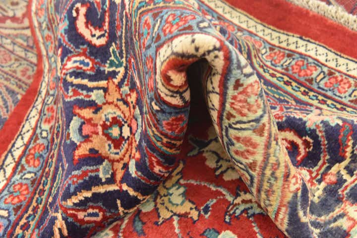 10' x 13' 5 Hand Knotted Farahan Persian Wool Rug