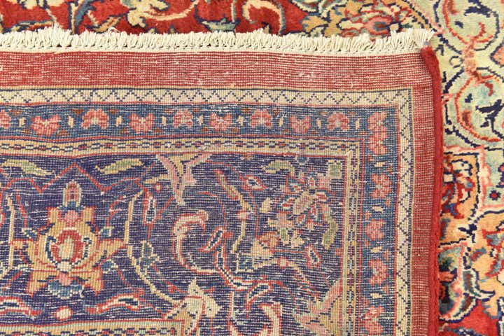 10' x 13' 5 Hand Knotted Farahan Persian Wool Rug