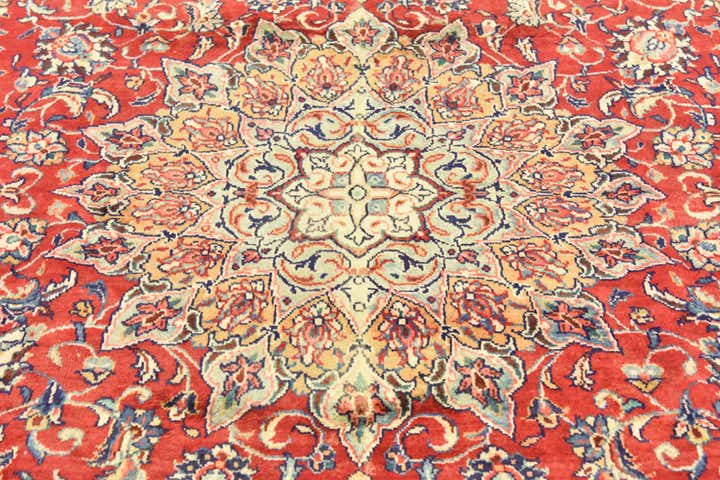 10' x 13' 5 Hand Knotted Farahan Persian Wool Rug