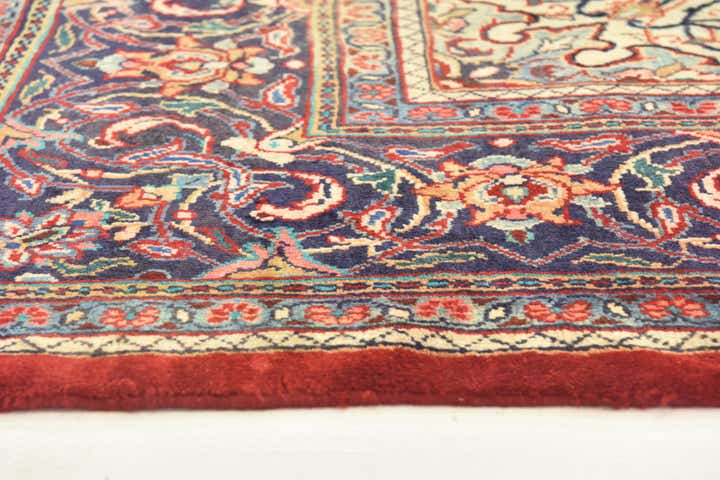 10' x 13' 5 Hand Knotted Farahan Persian Wool Rug