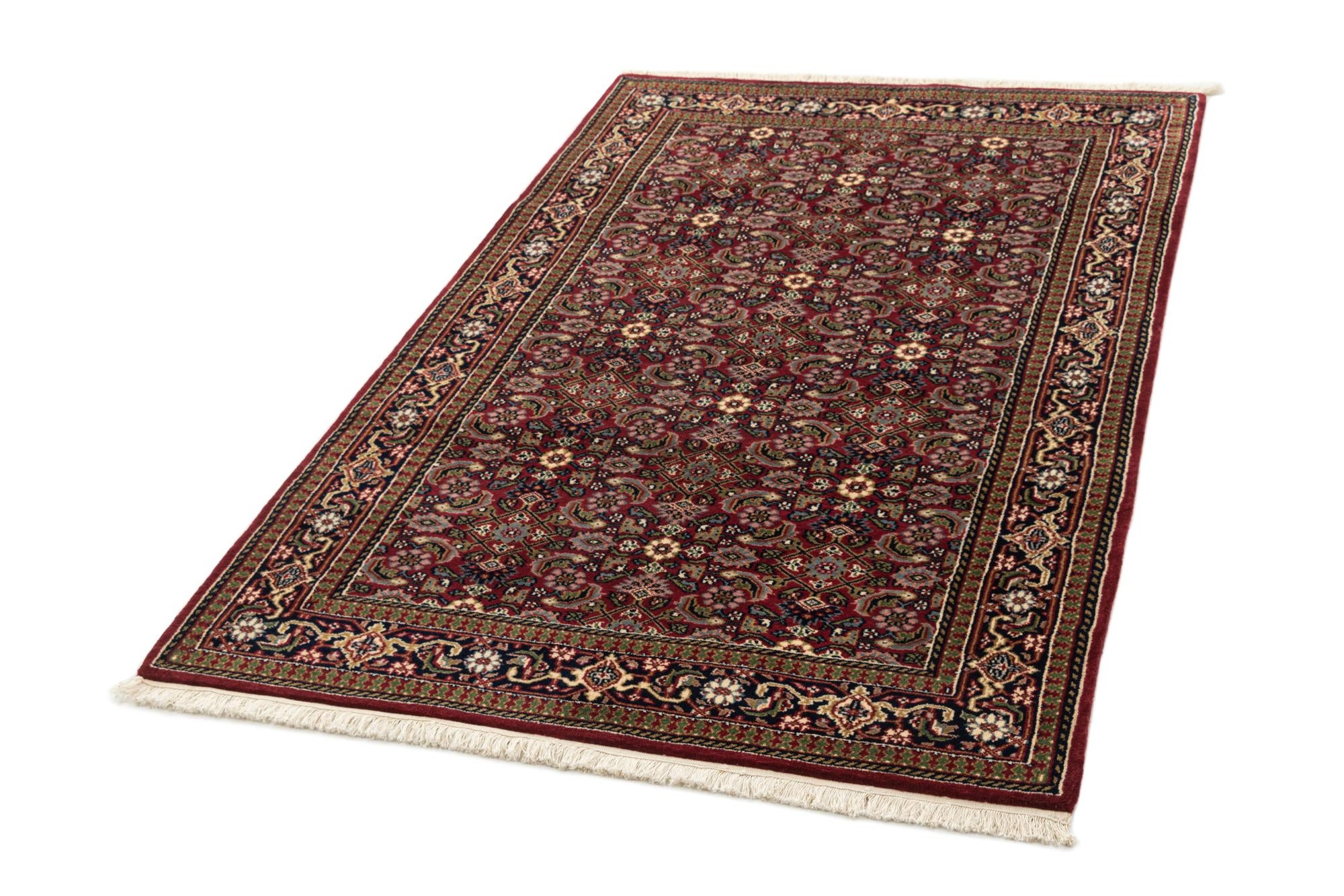 4' x 6' 7 Hand Knotted Farahan Wool Rug