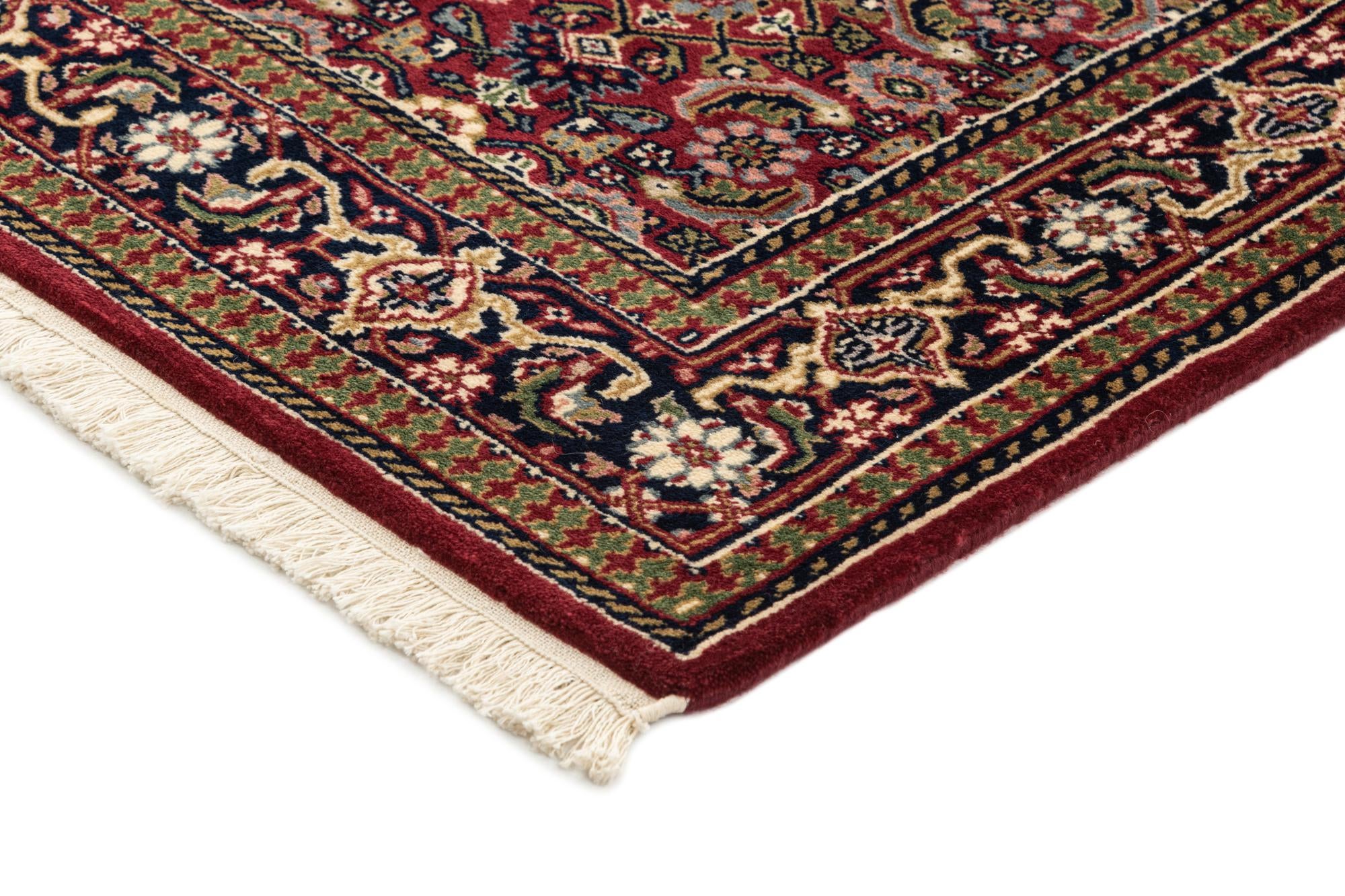 4' x 6' 7 Hand Knotted Farahan Wool Rug
