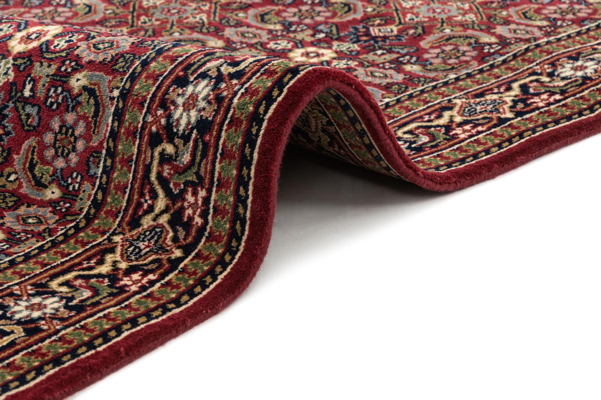 4' x 6' 7 Hand Knotted Farahan Wool Rug