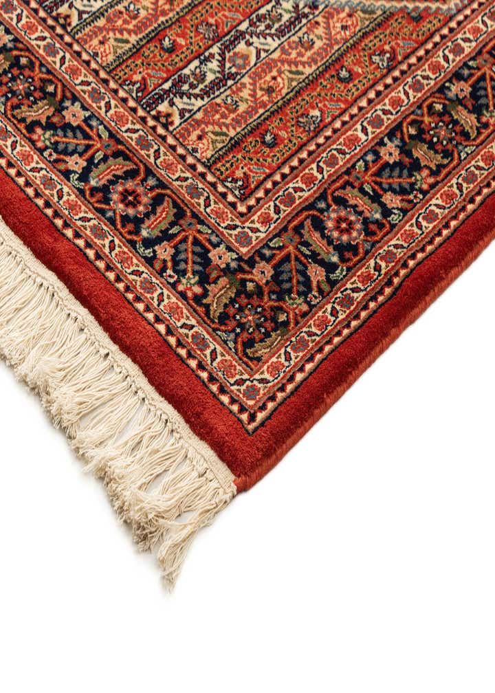 4' 5 x 6' 6 Hand Knotted Farahan Oriental Wool Rug