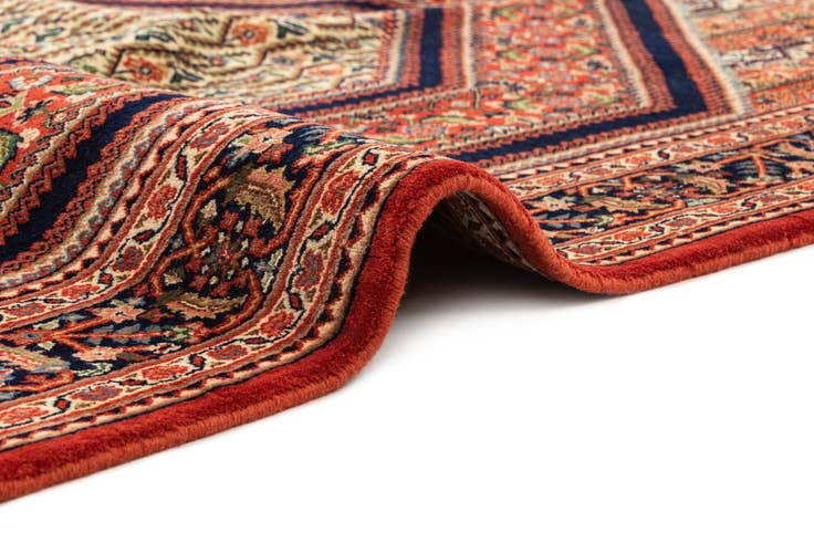 Detail image of 4' 5 x 6' 6 Hand Knotted Farahan Oriental Wool Rug