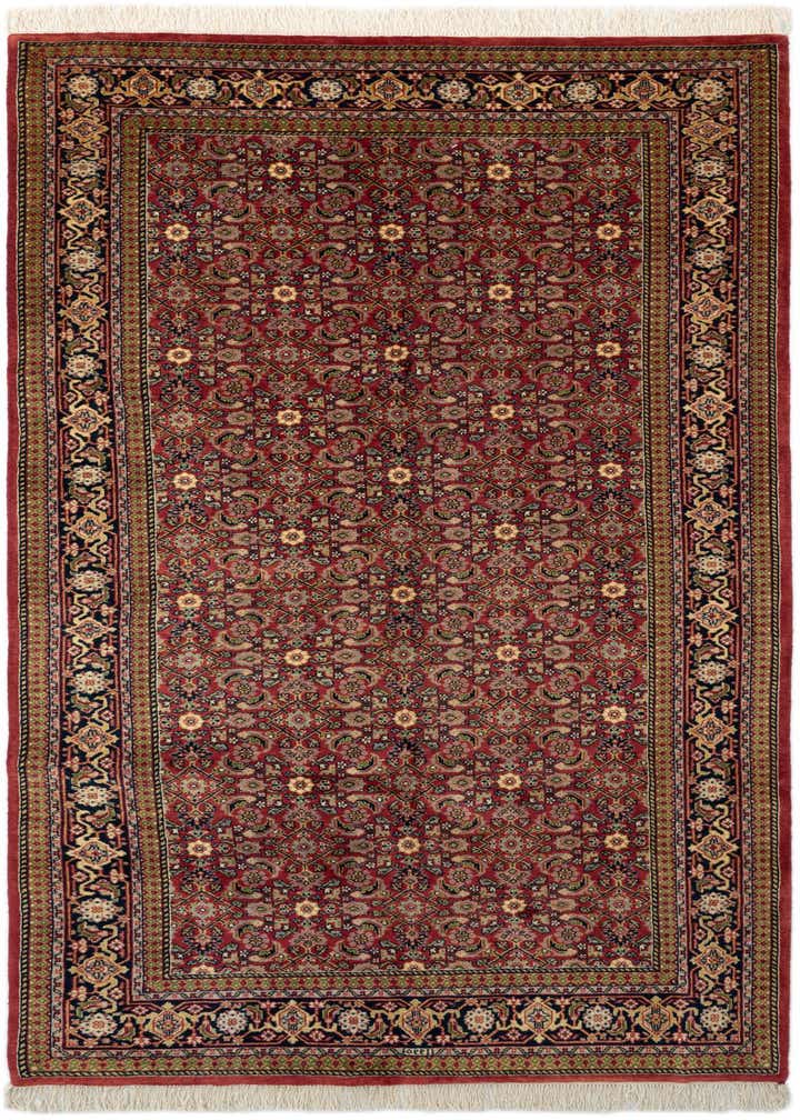 5' 4 x 9' 10 Hand Knotted Farahan Wool Rug