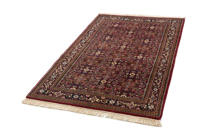 4' x 6' 8 Hand Knotted Farahan Wool Rug