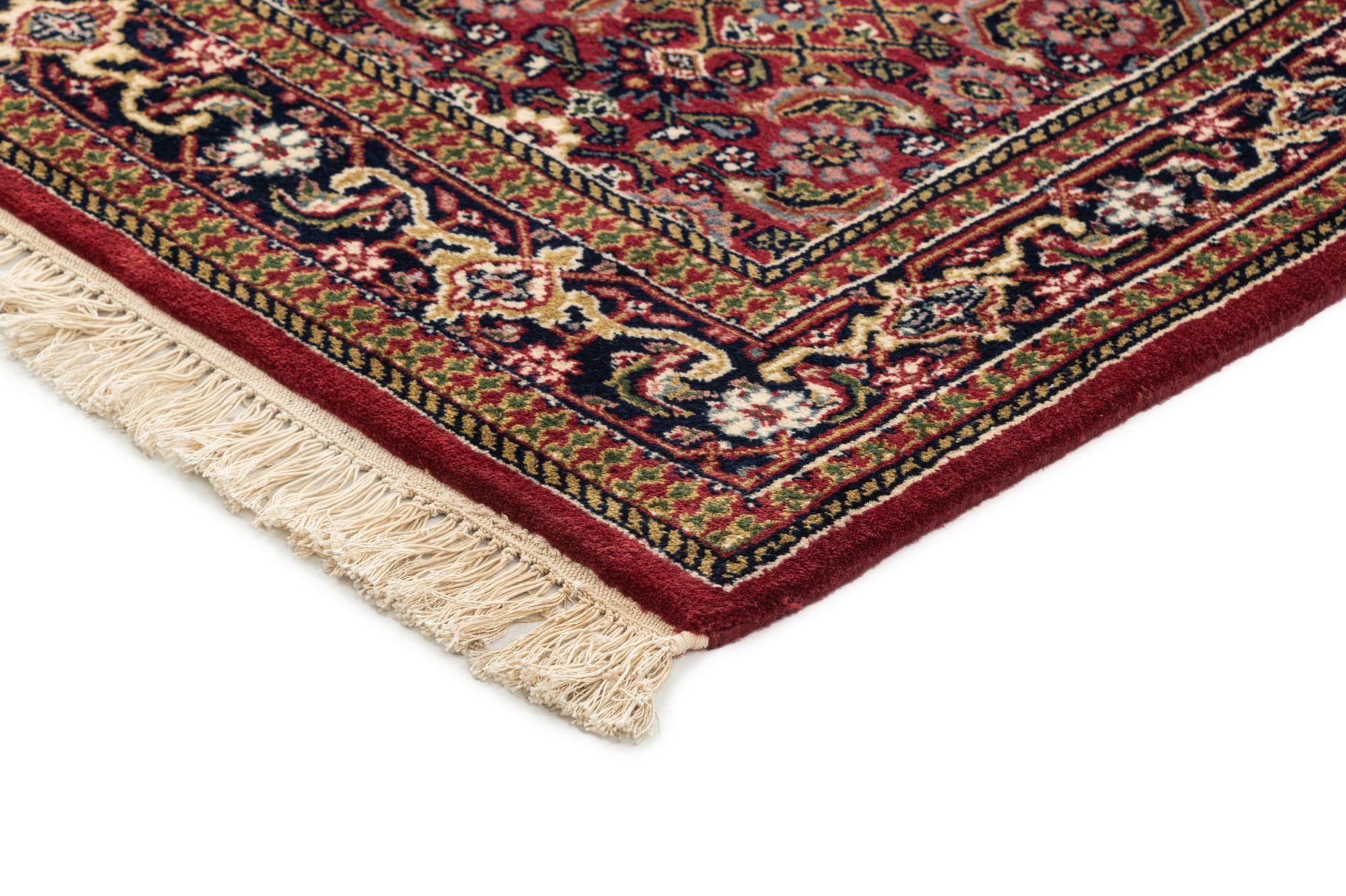 4' x 6' 8 Hand Knotted Farahan Wool Rug
