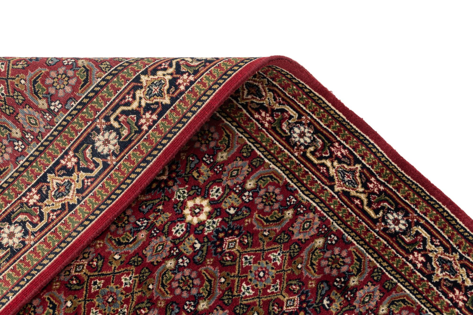 4' x 6' 8 Hand Knotted Farahan Wool Rug