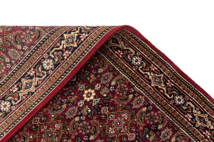 4' x 6' 8 Hand Knotted Farahan Wool Rug