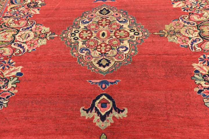 8' 9 x 12' 8 Hand Knotted Farahan Persian Wool Rug