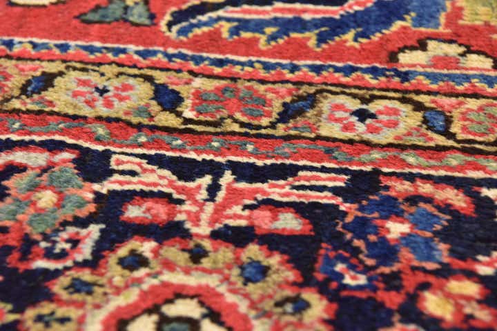 8' 9 x 12' 8 Hand Knotted Farahan Persian Wool Rug