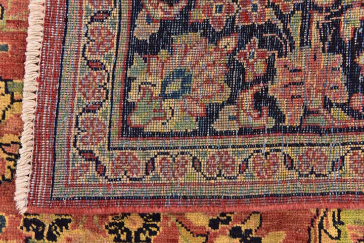 8' 9 x 12' Hand Knotted Farahan Persian Wool Rug