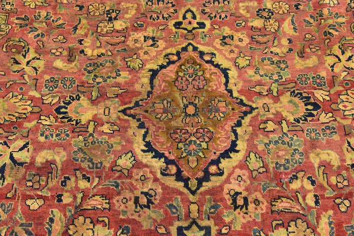 8' 9 x 12' Hand Knotted Farahan Persian Wool Rug